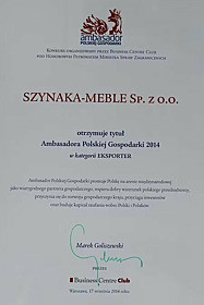 Ambasador polskiej gospodarki 2014